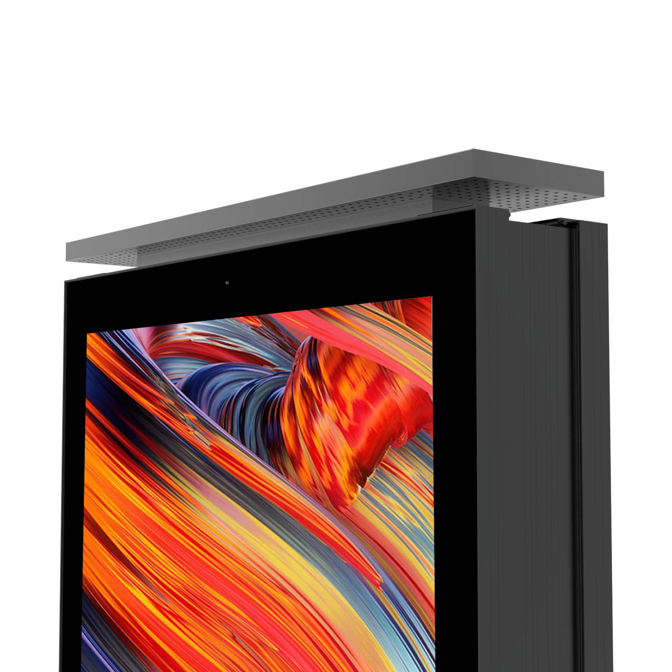 Pantalla de publicidad digital LCD impermeable para exteriores de 86 pulgadas