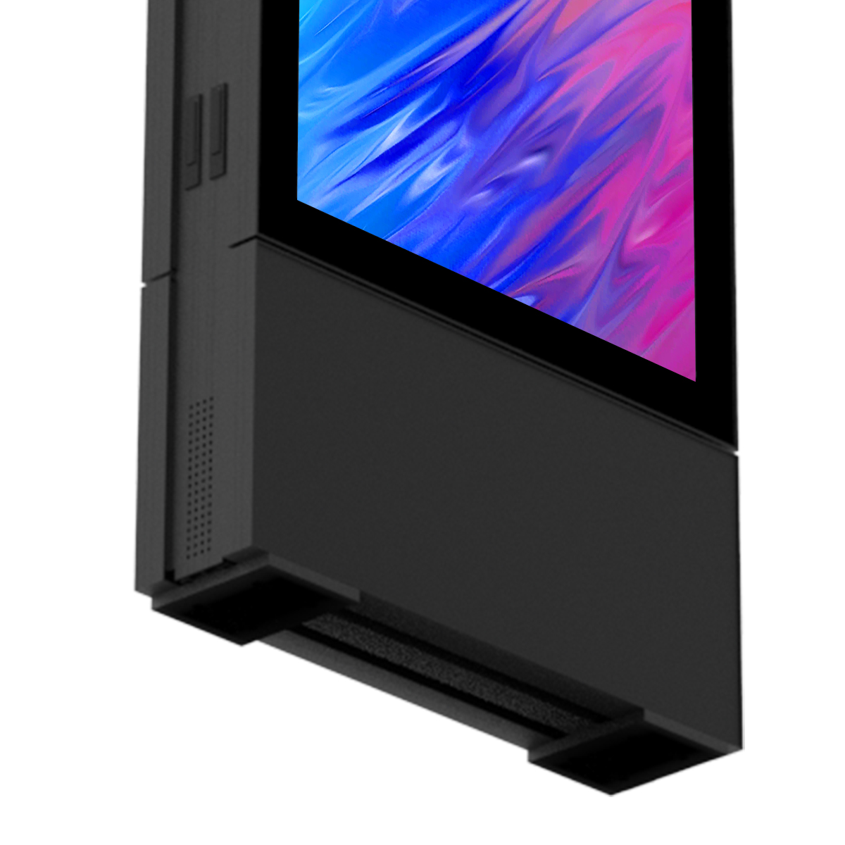 3500nits Señalización digital exterior de alto brillo LCD de pie de doble cara con pantalla de ajuste completo