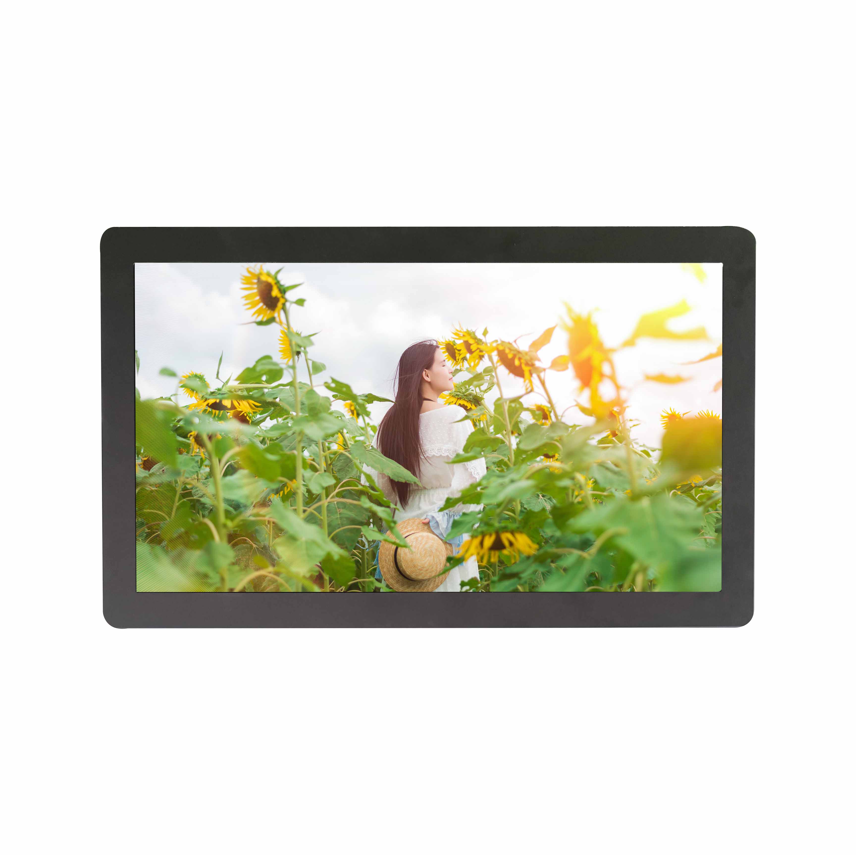 3000 nits Pantalla LCD Montaje en pared Señalización digital de tablero de menú de pantalla de arte colgante de alto brillo