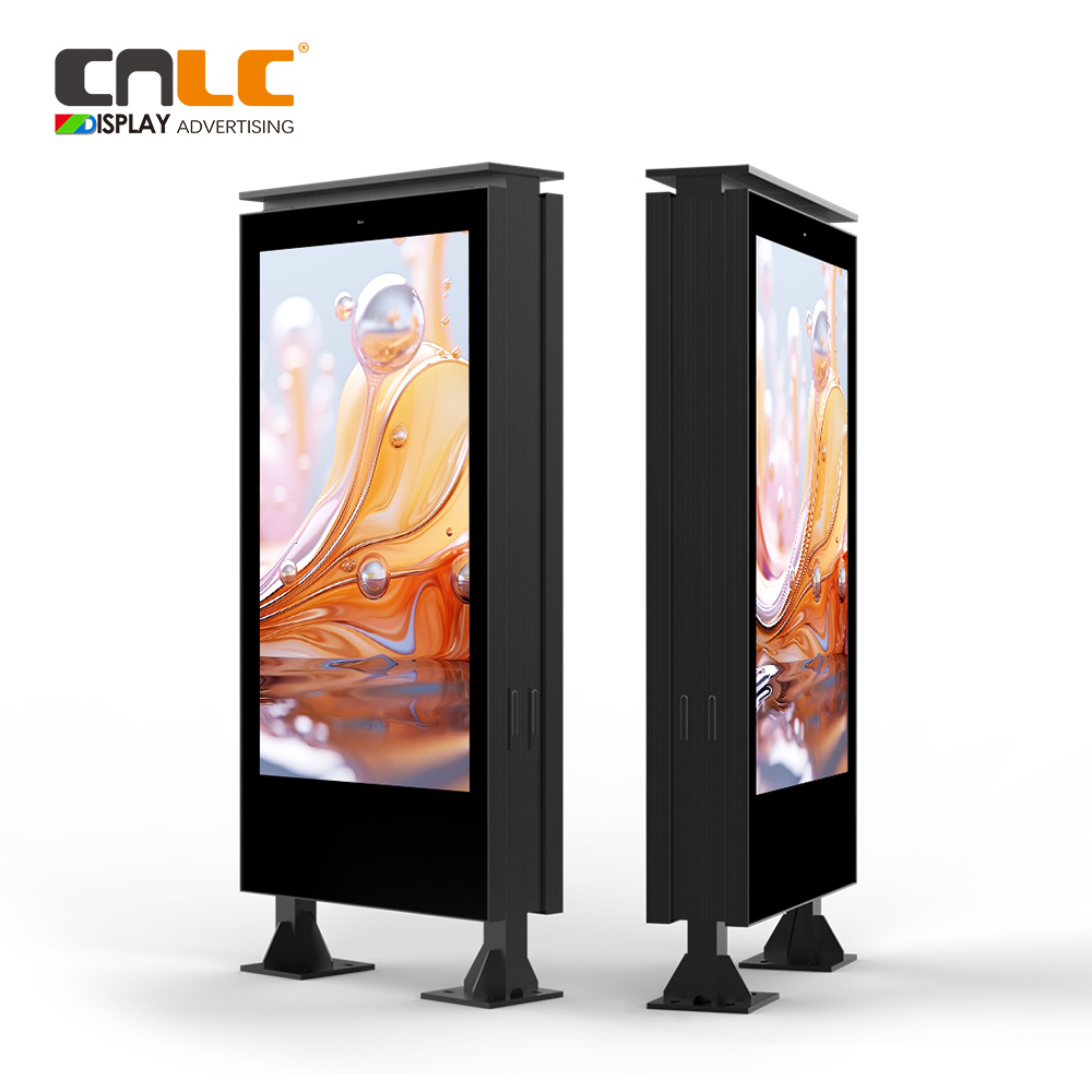 Outdoor LCD Display with Aluminum Housing for Bus station