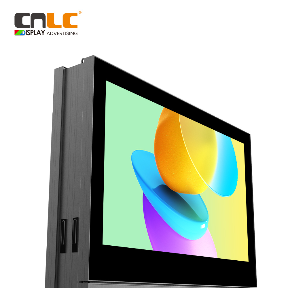 Pantalla LCD Exterior IP65 para publicidad con Estructura de Aluminio 3000cd/m²