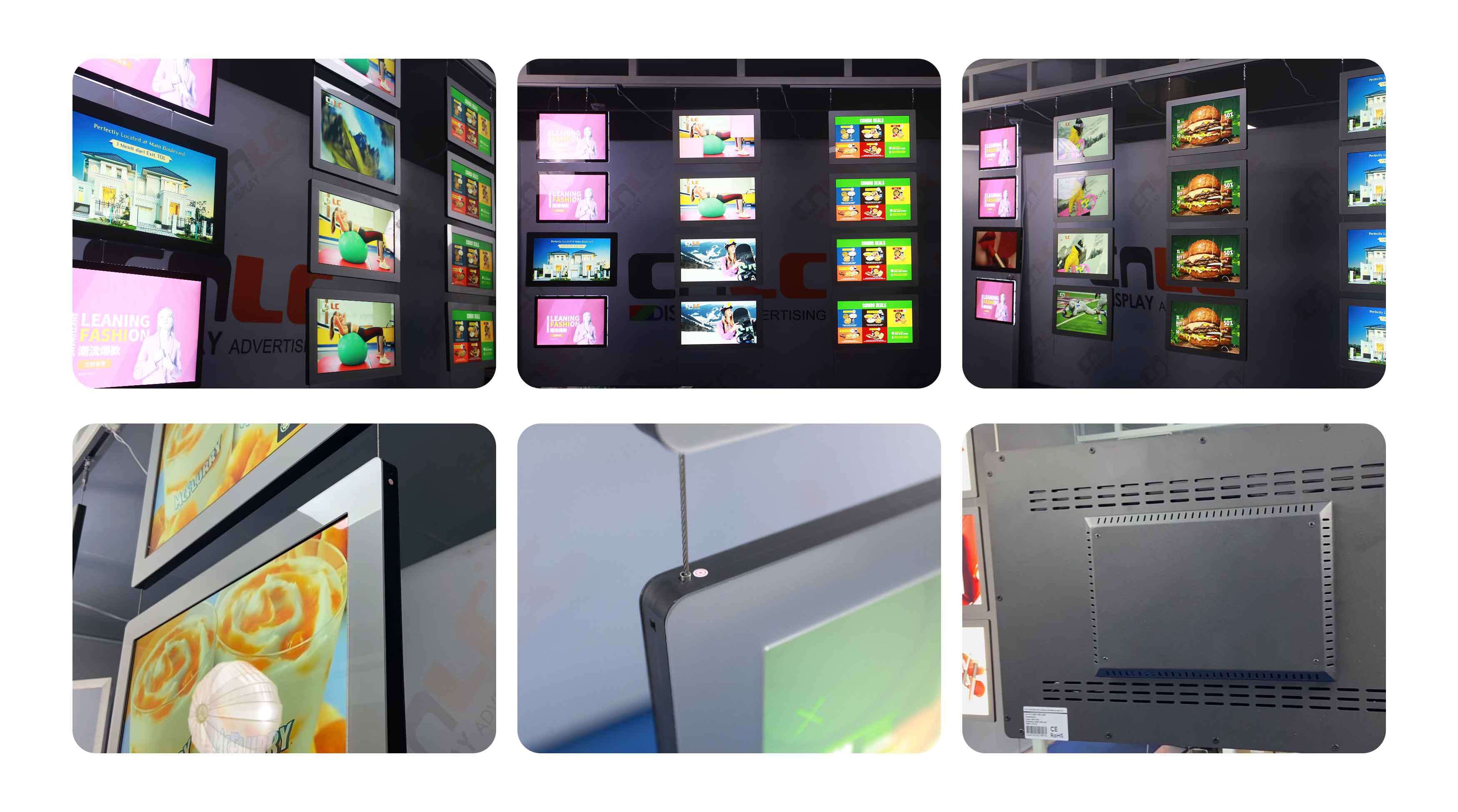Digital signage for window display