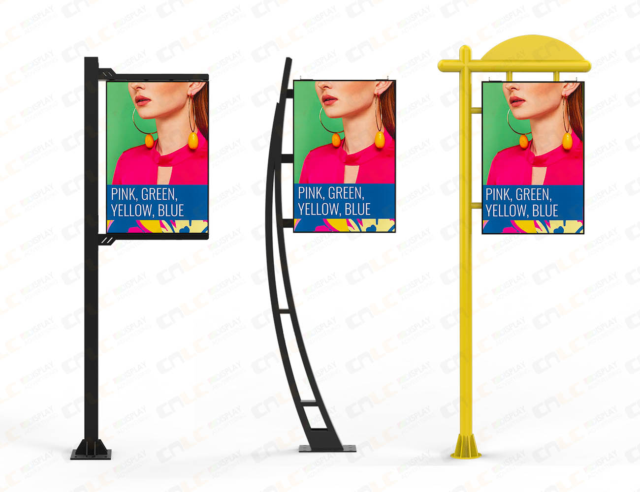 LED Light Pole Screen