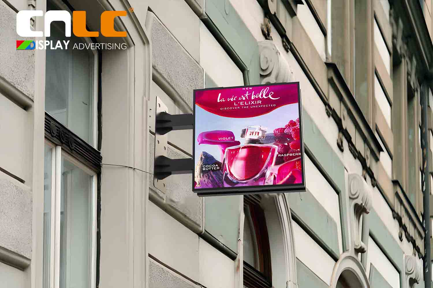 Letrero LED de exterior para comercios | Montaje en pared, P2.5, clasificación IP56