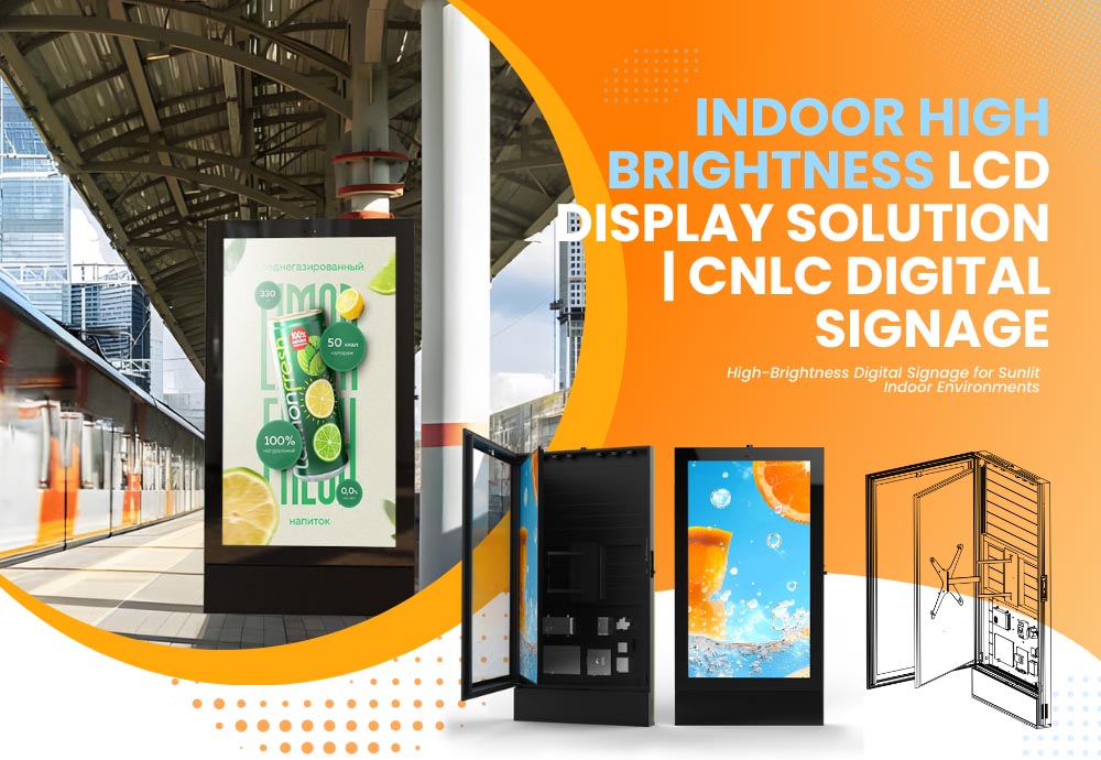 Señalización digital de alto brillo para exteriores