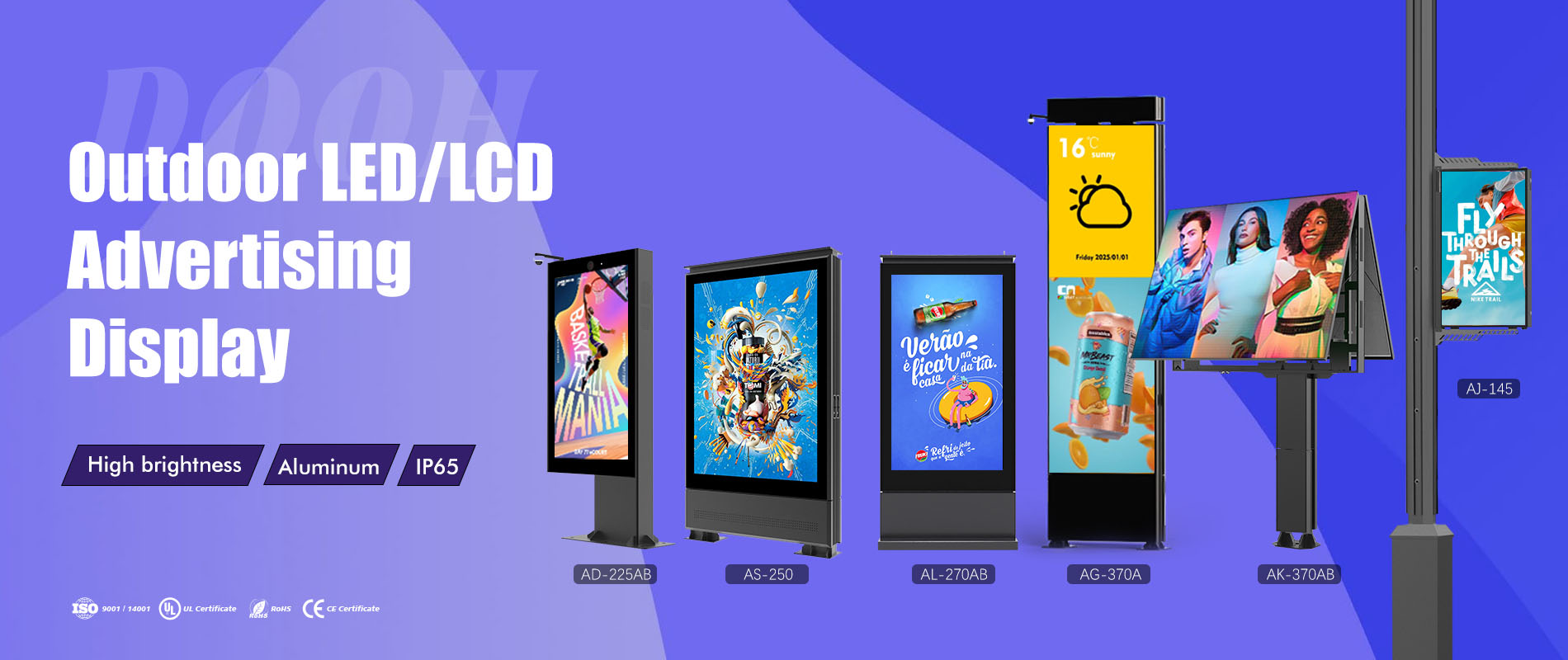 Pantalla LCD/LED para exteriores