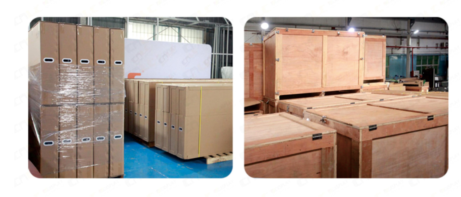 Packaging of drive-thru digital menu board for restaurants Packaging of drive-thru digital menu board for restaurants