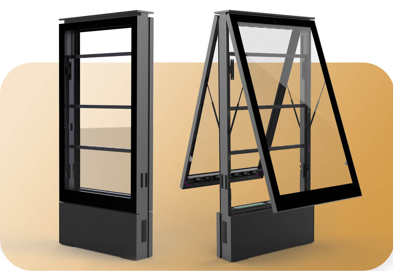 Aluminum Cabinet for LCD Totem