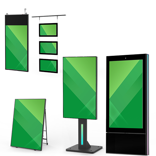 Señalización digital LCD para interiores