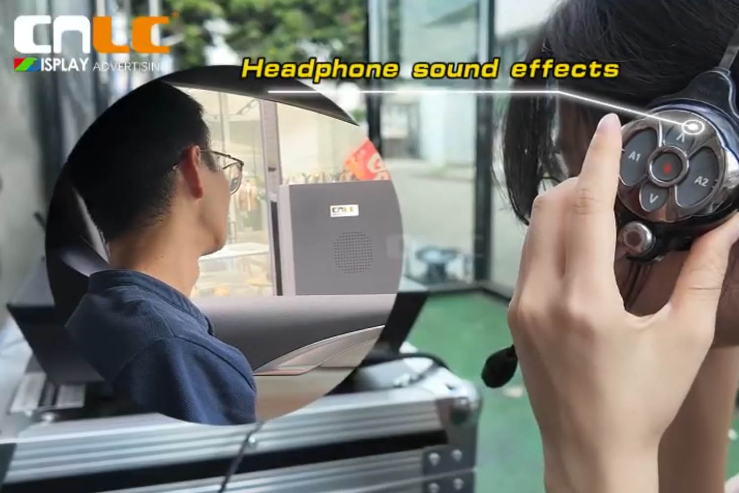 Solución inteligente para autoservicio | Menús digitales CNLC con integración de intercomunicador HME