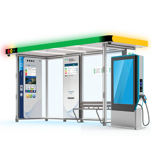 Muebles de exterior y caja de luz