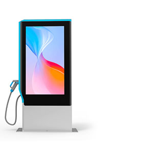 Estación de carga con pantalla LCD