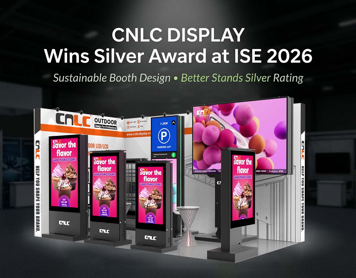 CNLC DISPLAY Wins Silver Award for Sustainable Stand at ISE 2026