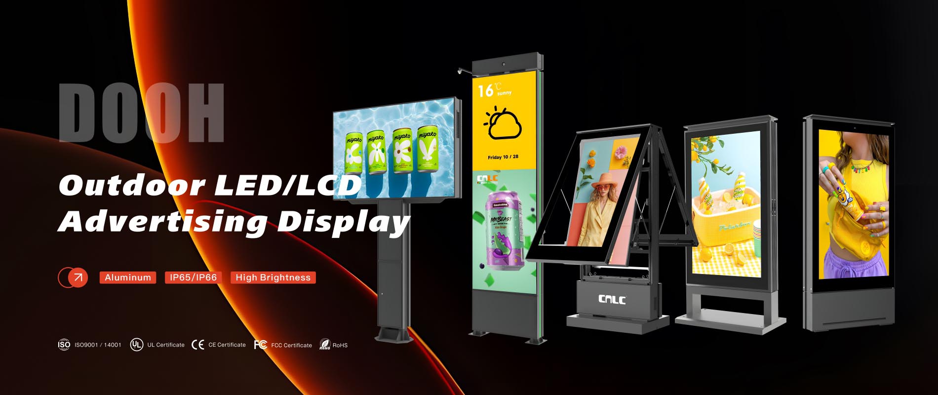 Pantalla LCD/LED para exteriores