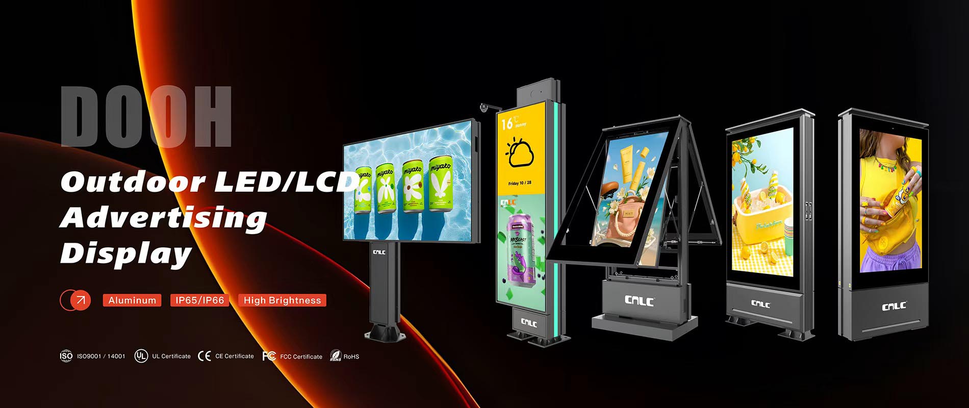 Pantalla LCD/LED para exteriores