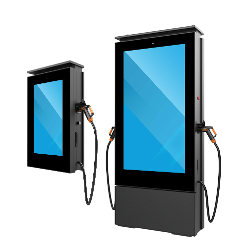 Estación de carga con pantalla LCD