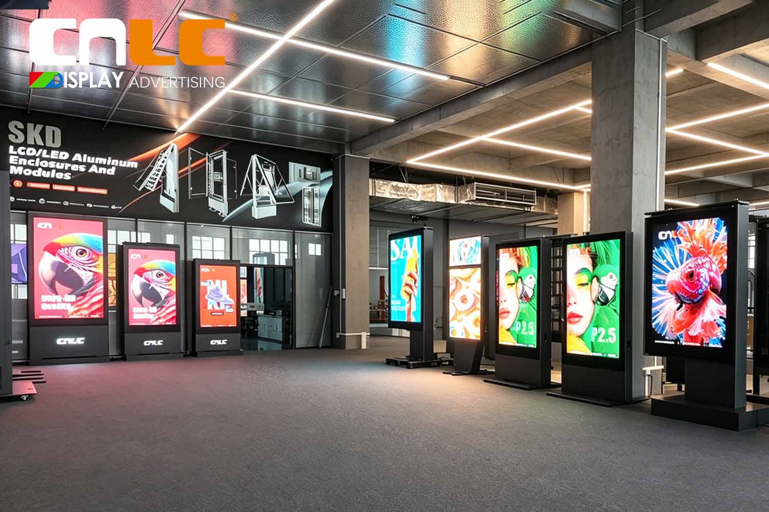 Bienvenidos a la nueva planta de fabricación de CNLC | Visita a la fábrica de señalización digital LED y LCD para exteriores