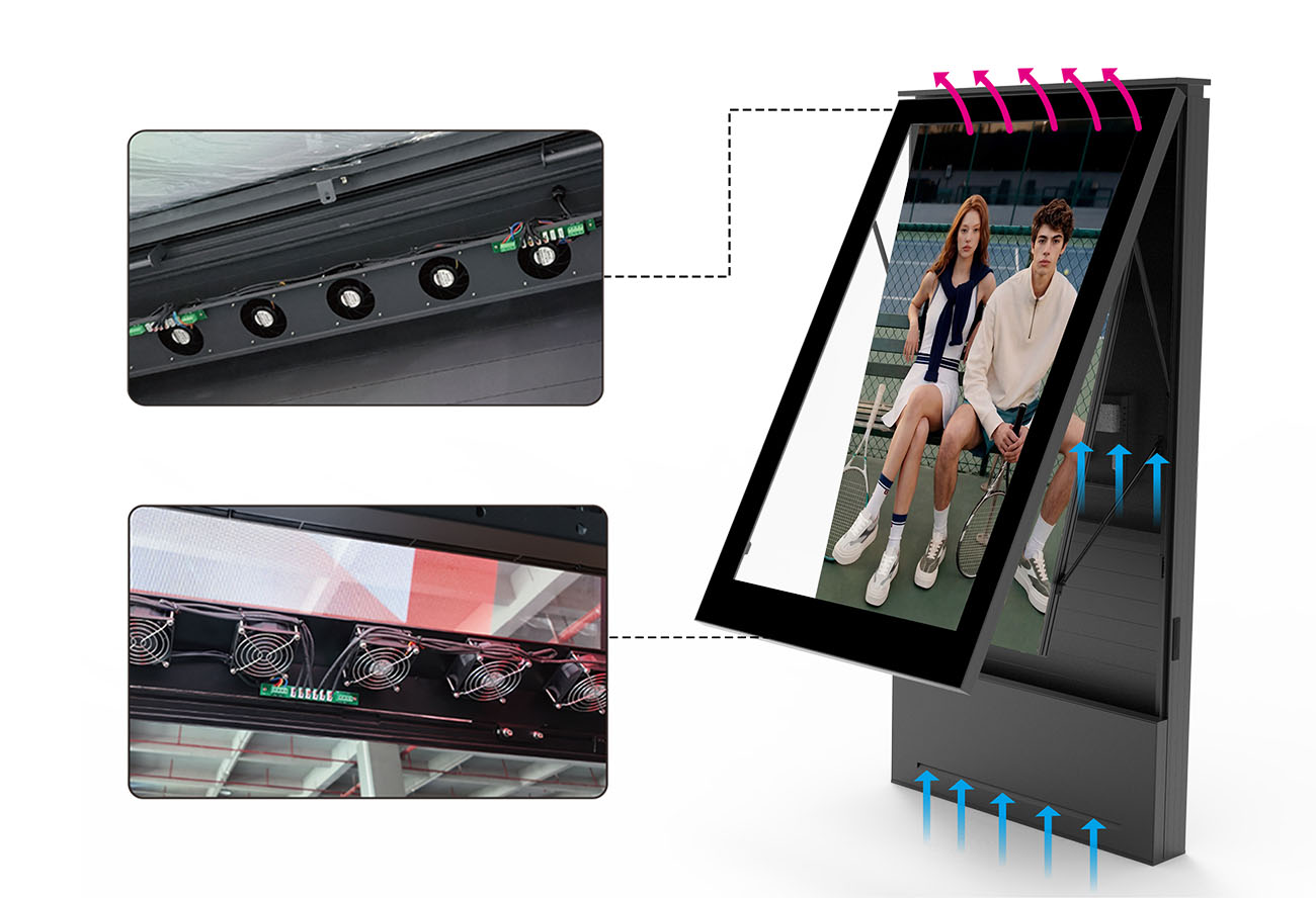 Advanced Cooling Design for Reliable Outdoor LED Performance Thermal management system for outdoor LED totem display